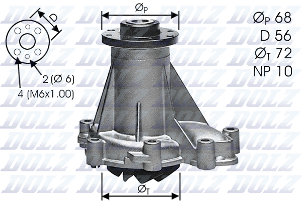 DOLZ M276 Pompa acqua