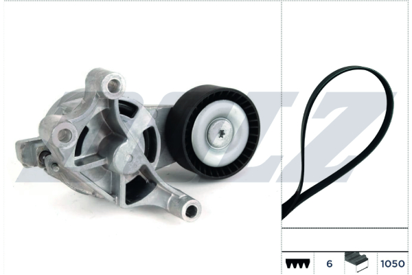 DOLZ SKD309A Σετ ιμάντων poly-V for AUDI SEAT SKODA VW