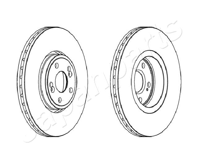 JAPANPARTS DI-0704 Brake Disc