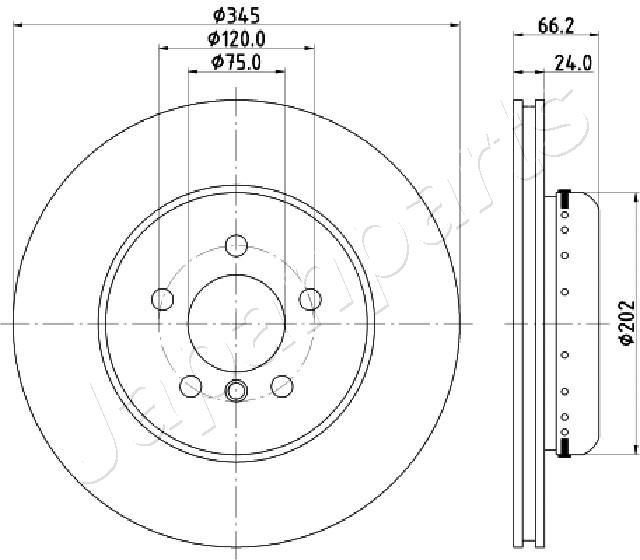 JAPANPARTS DP-0113 Brake Disc