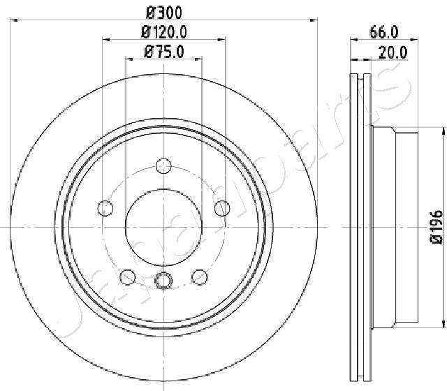 JAPANPARTS DP-0114 Brake Disc