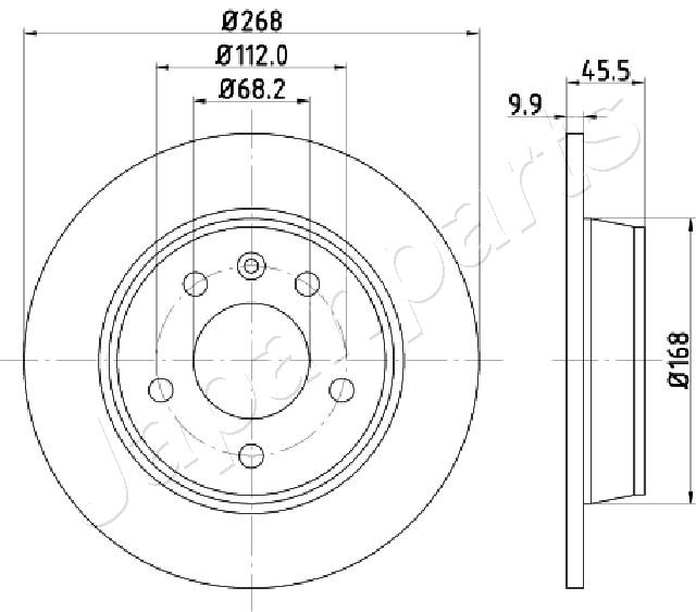 JAPANPARTS DP-0306 Discofreno