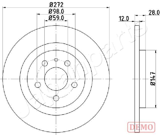 JAPANPARTS DP-0606C Discofreno