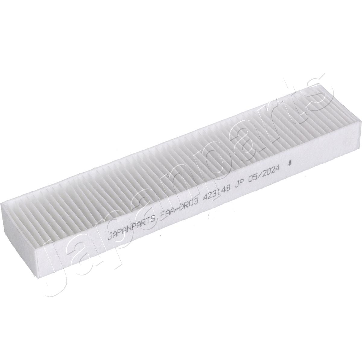 JAPANPARTS FAA-DR03 Filter, cabin air for DR