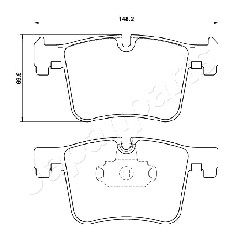 JAPANPARTS PA-0106AF Brake...