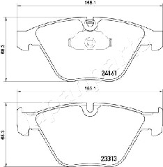 JAPANPARTS PA-0114AF Brake...