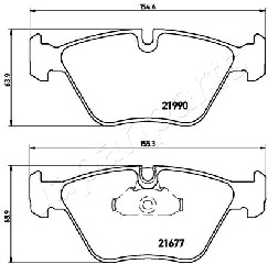 JAPANPARTS PA-0120AF Brake...