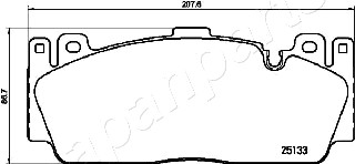 JAPANPARTS PA-0127AF Brake...