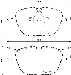 JAPANPARTS PA-0132AF Brake...