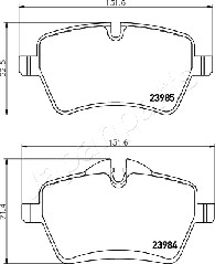 JAPANPARTS PA-0136AF Brake...