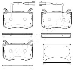 JAPANPARTS PA-0208AF Brake...