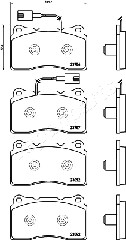 JAPANPARTS PA-0211AF Brake...