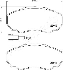 JAPANPARTS PA-0222AF Brake...