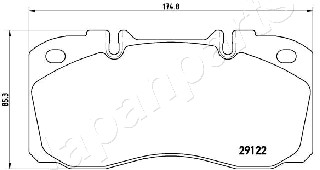 JAPANPARTS PA-0235AF Brake...