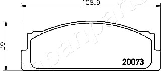 JAPANPARTS PA-0249AF Brake...