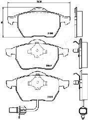 JAPANPARTS PA-0313AF Brake...