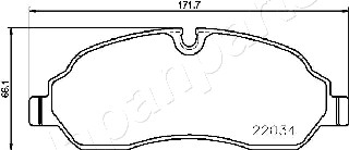 JAPANPARTS PA-0320AF Brake...