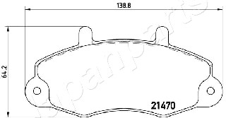 JAPANPARTS PA-0321AF Brake...