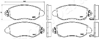 JAPANPARTS PA-0323AF Brake...