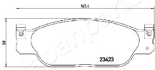 JAPANPARTS PA-0337AF Brake...