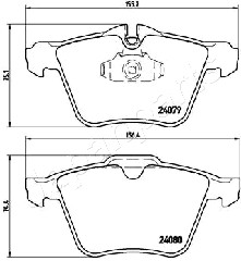 JAPANPARTS PA-0341AF Brake...