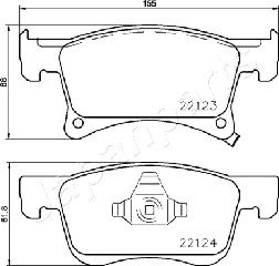 JAPANPARTS PA-0401AF Kit...