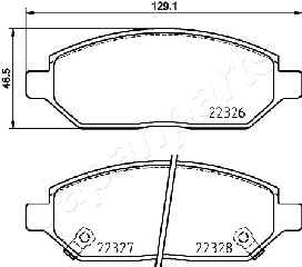 JAPANPARTS PA-0407AF Kit...