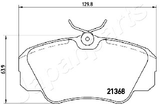 JAPANPARTS PA-0409AF Brake...