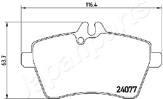 JAPANPARTS PA-0502AF Brake...