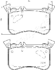 JAPANPARTS PA-0504AF Brake...