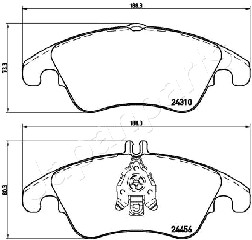 JAPANPARTS PA-0513AF Brake...