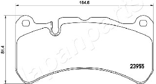 JAPANPARTS PA-0521AF Brake...