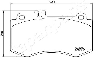 JAPANPARTS PA-0522AF Brake...