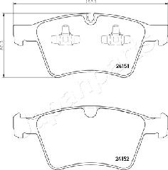 JAPANPARTS PA-0531AF Brake...