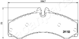 JAPANPARTS PA-0540AF Brake...