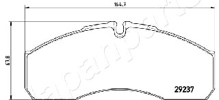 JAPANPARTS PA-0541AF Brake...