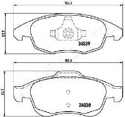 JAPANPARTS PA-0603AF Brake...