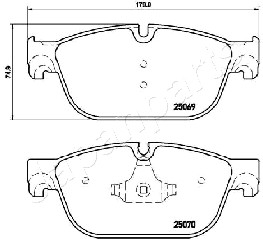 JAPANPARTS PA-0620AF Brake...