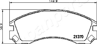 JAPANPARTS PA-0623AF Brake...