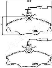 JAPANPARTS PA-0650AF Brake...