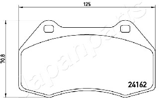 JAPANPARTS PA-0703AF Brake...