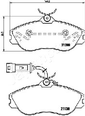 JAPANPARTS PA-0902AF Brake...