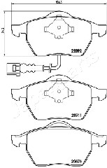 JAPANPARTS PA-0906AF Brake...