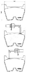 JAPANPARTS PA-0922AF Brake...