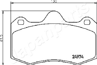 JAPANPARTS PA-0936AF Brake...