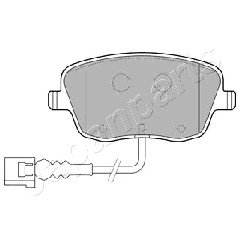 JAPANPARTS PA-0956AF Brake...