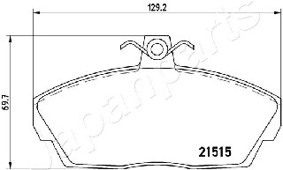 JAPANPARTS PA-L13AF Brake...