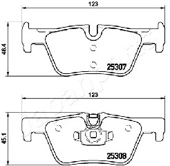 JAPANPARTS PP-0102AF Brake...