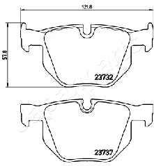 JAPANPARTS PP-0111AF Brake...