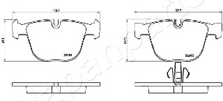 JAPANPARTS PP-0115AF Brake...